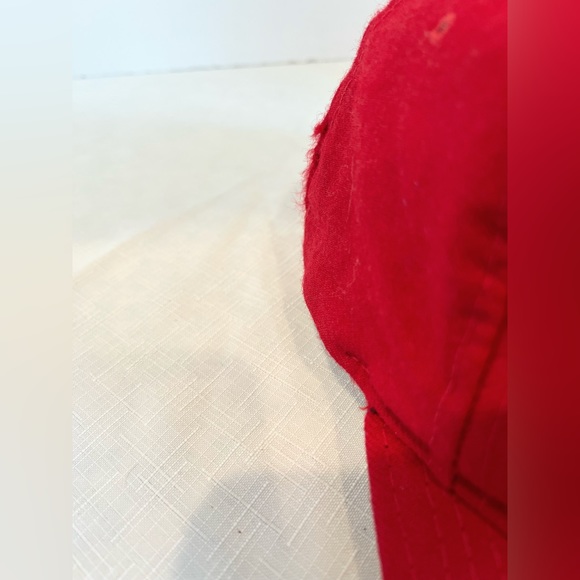 90s Y2K Chicago Bulls Red Starer Snap Back Cap - Picture 6 of 10